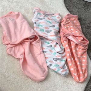 Set of 3 Swaddle Me Swaddles